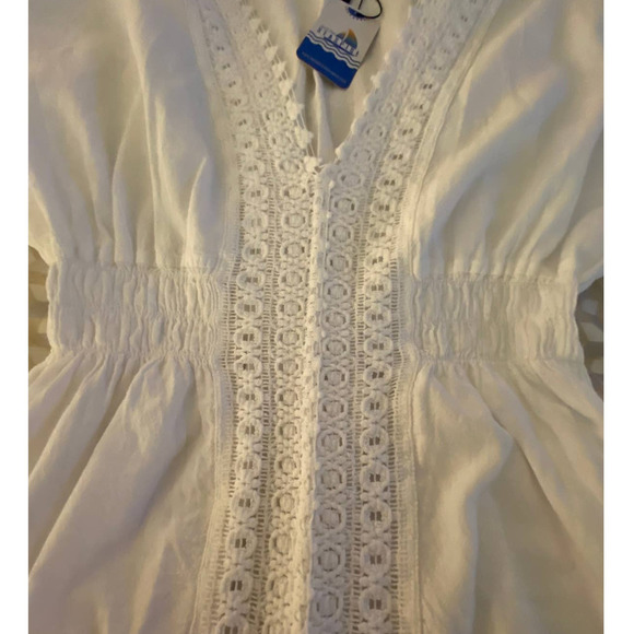 NWT Seaspice White Dress/Swimsuit Cover, Knee Length - Picture 5 of 10